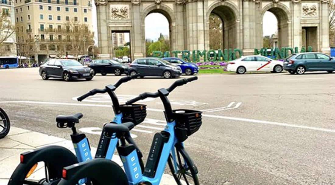 Madrid en bicicleta eléctrica