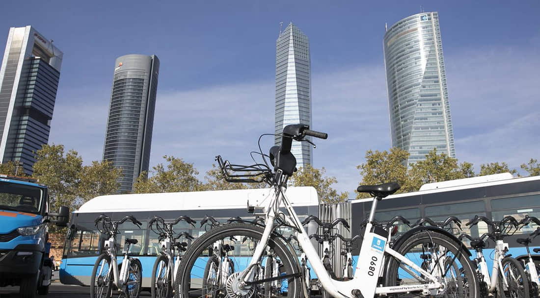 Madrid en bicicleta eléctrica