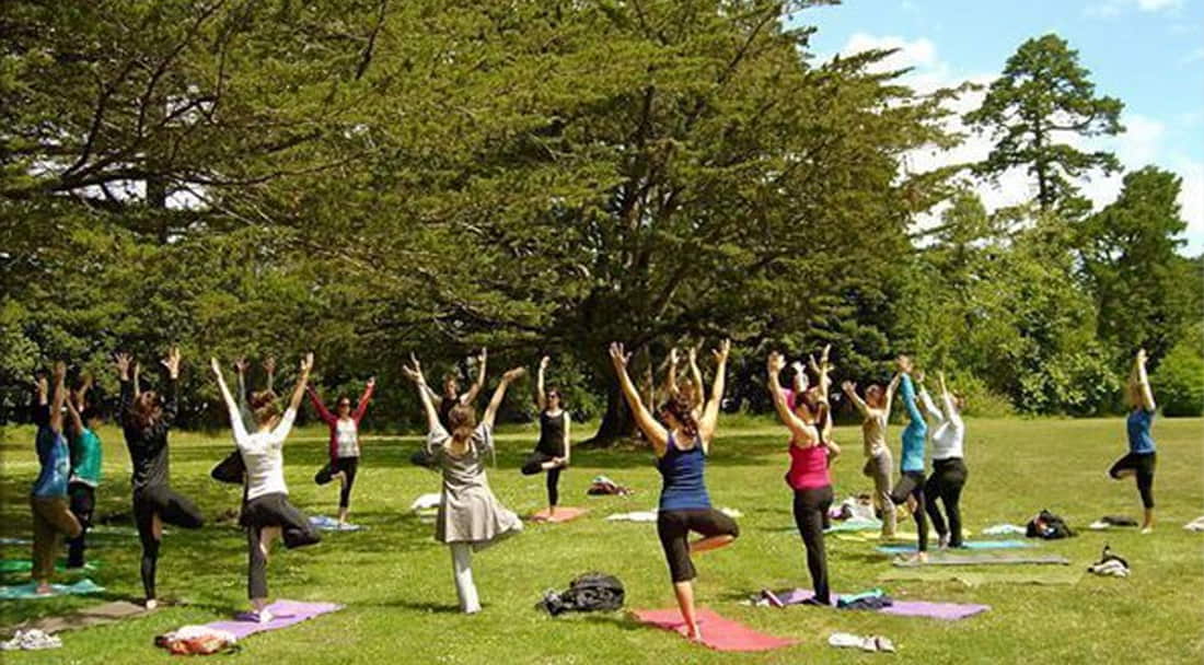 yoga al aire libre